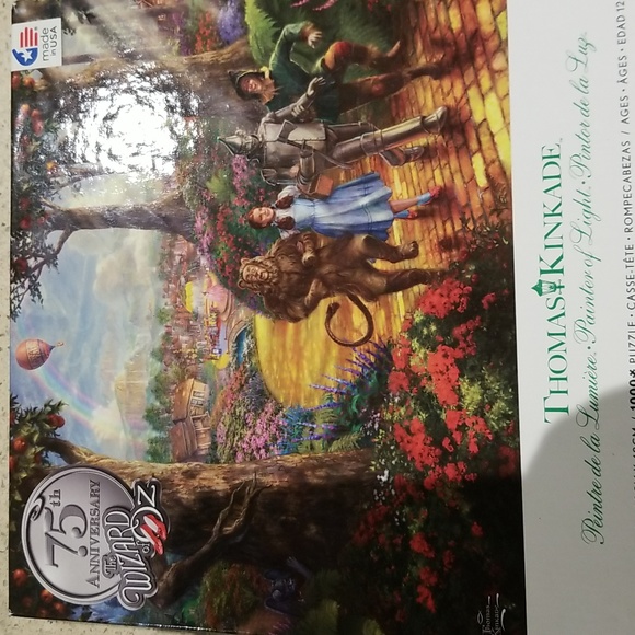 Thomas Kincade Wizard of Oz 1000pc puzzle - Picture 1 of 2